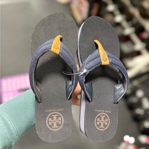 New Tory Burch flip flops